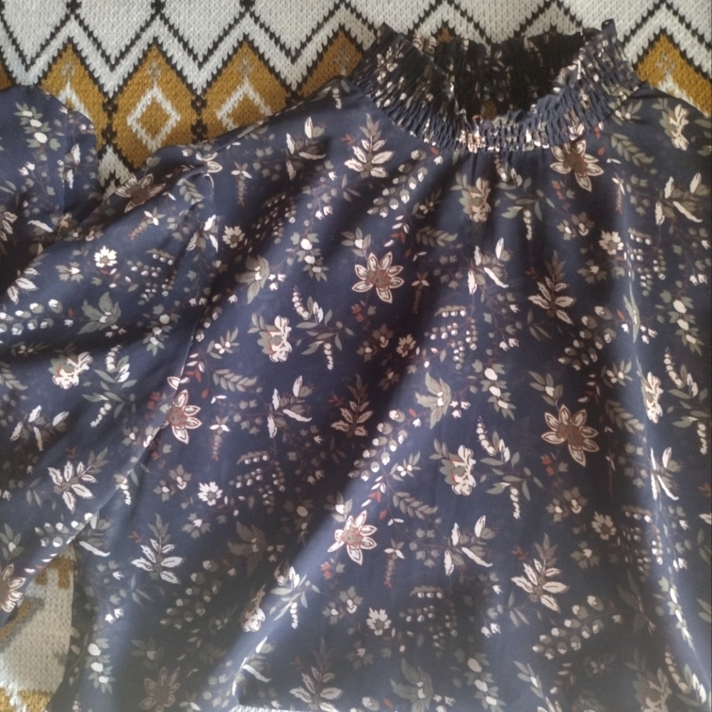 Mock neck top